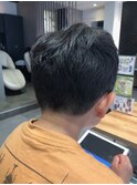 ショートグラ/テラコッタ/ミニウルフ/くすみブルー/東大島