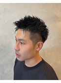 ツーブッロクベリーショート