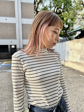 チュダック(ChuDuck) 韓国風《インナーピンク》ブリーチ/ケアブリーチ/ダブルカラー