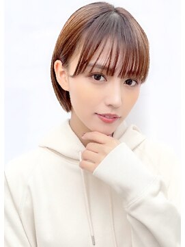デザイナーズヘアー ラグジス(Designers hair LUXIS) ～【LUXIS海老名】～大人女子耳かけショートボブ♪