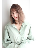ルー(Luu) 切りっぱなし外ハネミディアムボブ♪神戸/東灘/住吉/御影/岡本