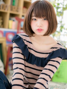 カバーヘア ブリス 戸田公園西口店(COVER HAIR bliss) 大人かわいいインナーカラー前下がりボブh2戸田公園20代30代40代