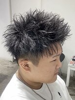 オーシャントーキョー(OCEAN TOKYO)&nbsp;ベリショ刈り上げツーブロックべリーショートアップバングメンズ