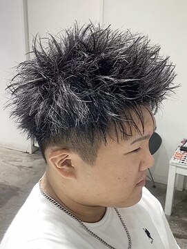 オーシャントーキョー(OCEAN TOKYO) ベリショ刈り上げツーブロックべリーショートアップバングメンズ