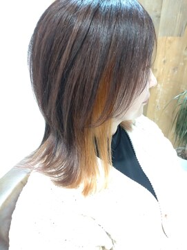 ラファンス イマザト(LaFENCE IMAZATO) イヤリングカラー×ペールオレンジ