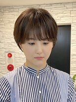 ショートヘア/ボブ/可愛い丸み/簡単スタイリング/20代30代