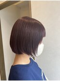 【庄内店/カット カラー】暖色カラー/ショートボブ/10代 20代