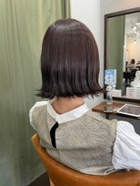 ロウ 町田(ROW)&nbsp;大人かわいいエギョモリ ミルクティーブラウン ひし形シルエット