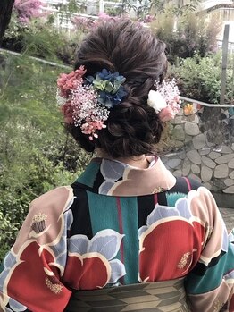 ハート ハート センター北店(HEART)の写真/訪問着はもちろん、七五三/成人式/卒業式/結婚式等イベントに合った着付けはお任せ下さい★