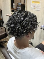 ブラッシュ アップ(Brush Up)&nbsp;スパイラルパーマ×ハイライト