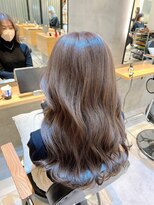 ジーナ 船橋(Zina)&nbsp;髪質改善＊ロングレイヤーグレーベージュ＊美髪【Zina船橋】