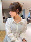 くびれショート/ダークアッシュ/美人ショート/ベリーショート