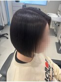 質感再整ストレート+質感再整カラー