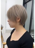 似合わせカット/ショートボブ/小顔ヘア/メルティカラー/くせ毛