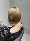 切りっぱなしボブ