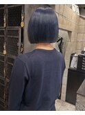ネイビーブルーボブ！