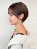 ショートくびれヘア顔周りレイヤー_ba354192