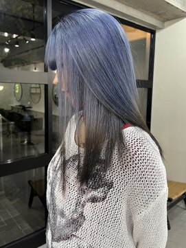 ラキングキョウト(LA KING KYOTO) 毛先カラー