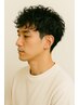 メンズカット+ツイストスパイラルパーマ+眉毛カット￥11,000 #宇都宮#さくら