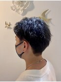 メンズカット/アップバング