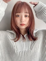 リヤン 表参道(lyann)&nbsp;暗めカラーデザインカラーフェイスフレーミングミディアムヘアa