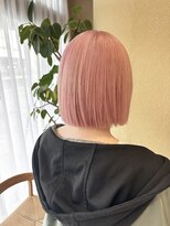 ランリ 名古屋名駅(ranri)&nbsp;ピンクカラー/ブリーチ/ボブ