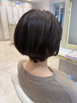アッシュ 仙川店(Ash) 30代40代50代前髪あり小顔大人かわいいくびれショートクセ毛多毛