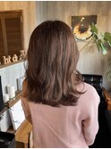 セミロング×ケアトリートメント