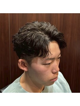 ヒロギンザ 栄店(HIRO GINZA) フェザーパーマ×ツーブロック