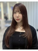 ニューヨークニューヨーク なんば道頓堀店(NYNY)&nbsp;チョコレートブラウン　レイヤーカット　ハイレイヤー