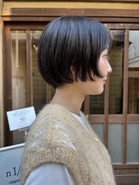 エヌヨンブンノイチ 茅ヶ崎(n1/4) 30代前上がりボブ丸みボブ前髪あり