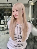 シンシェアサロン 原宿店(Qin shaire salon)&nbsp;ホワイトベージュ×レイヤー