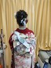 【初掲載記念】(土曜日)振袖着付+ヘアセット¥13,200→¥11,000