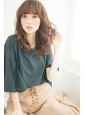 ワイドなモテバング×ゆるふわロング