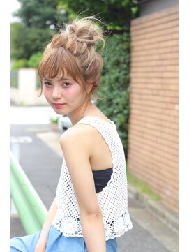 カシュカシュ(cache cache) cache cache★ゆるカジュアルナメッシーバン(お団子ヘア)