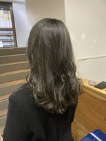 ネイヴィル オモテサンドウ(navile omotesando)&nbsp;☆デザインカラーブリーチなしオリーブグレージュ☆navile表参道