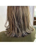 エスト ヘアー アメリ 松戸店(est hair Ameri)&nbsp;グレイヤージュラフカール