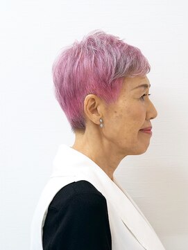 えがお美容室 【えがお美容室】50代60代に人気◎ 個性的 マニッシュショート