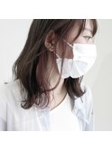 ラベンダー×暗髪でこっそり楽しむツートンカラー
