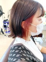 ラ メール ヘア デザイン(La mer HAIR DESIGN)&nbsp;インナーカラー★レッドカラー