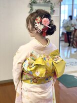 アメリカン ヘアー(American hair)&nbsp;【American hair】成人式　振袖　ヘアメイク