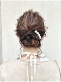 ◇ パールでまとめた☆大人のまとめ髪