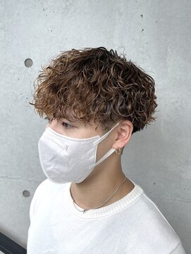 アソビ 表参道(ASOBI) 波巻きパーマ　ショートマッシュ