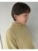 ○女性らしいシルエットのマッシュショート(那覇 新都心)