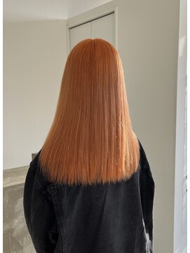 ノートエートル 西金沢(Nought etre) オレンジベージュ10代20代30代ハイトーンオレンジオレンジカラー