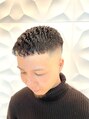銀座マツナガ 浅草店 濡れパンスキンフェードスタイル