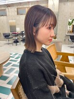 ノエ(noe) 切りっぱなしボブ×透明感カラーR-19