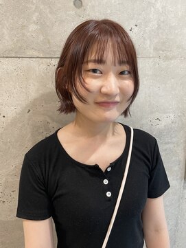 エト 梅田(eto) ミニボブ顔周りレイヤー