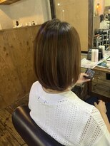 ロッソバイアルター 鎌取(ROSSO by aL-ter)&nbsp;【デザインカラー/レイヤーカット/ウェットヘア】中山実