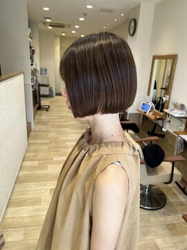 ステラバイケンジ(STELLA by KENJE) 大人綺麗ボブ/藤沢/髪質改善縮毛矯正/ショート/脱白髪染め透明感